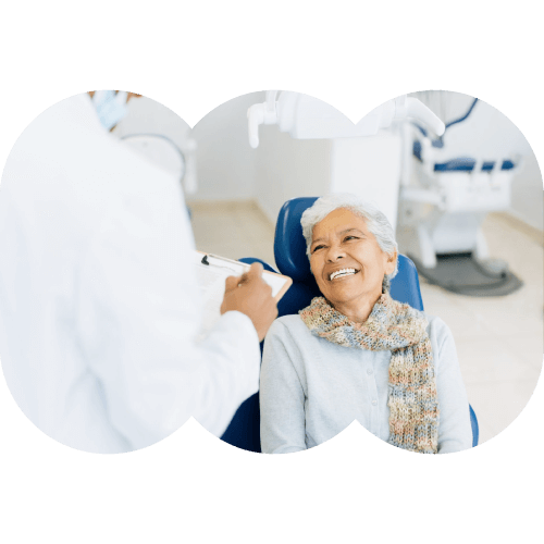 happy woman dentist